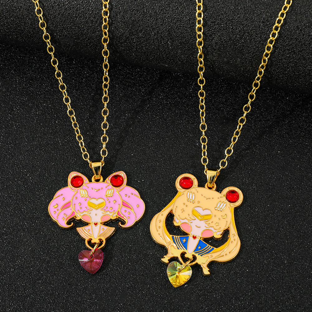 Cosplay Prop Diy - Kalung Liontin Figur Anime Sailor Moon