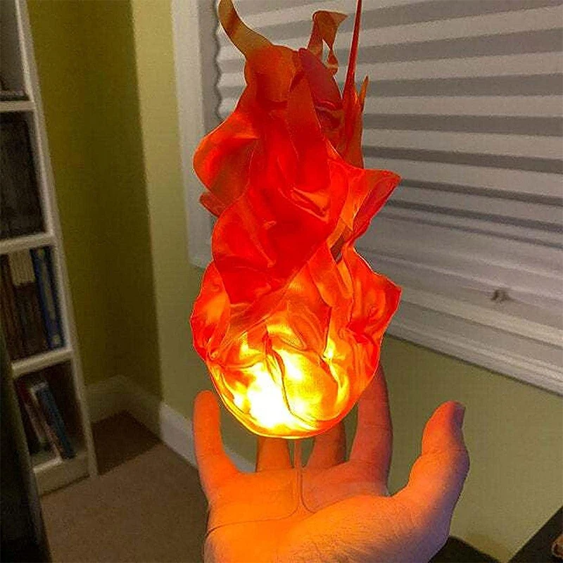 Cosplay Fireball Prop - Perlengkapan Halloween Bola Api Terapung Baru,
