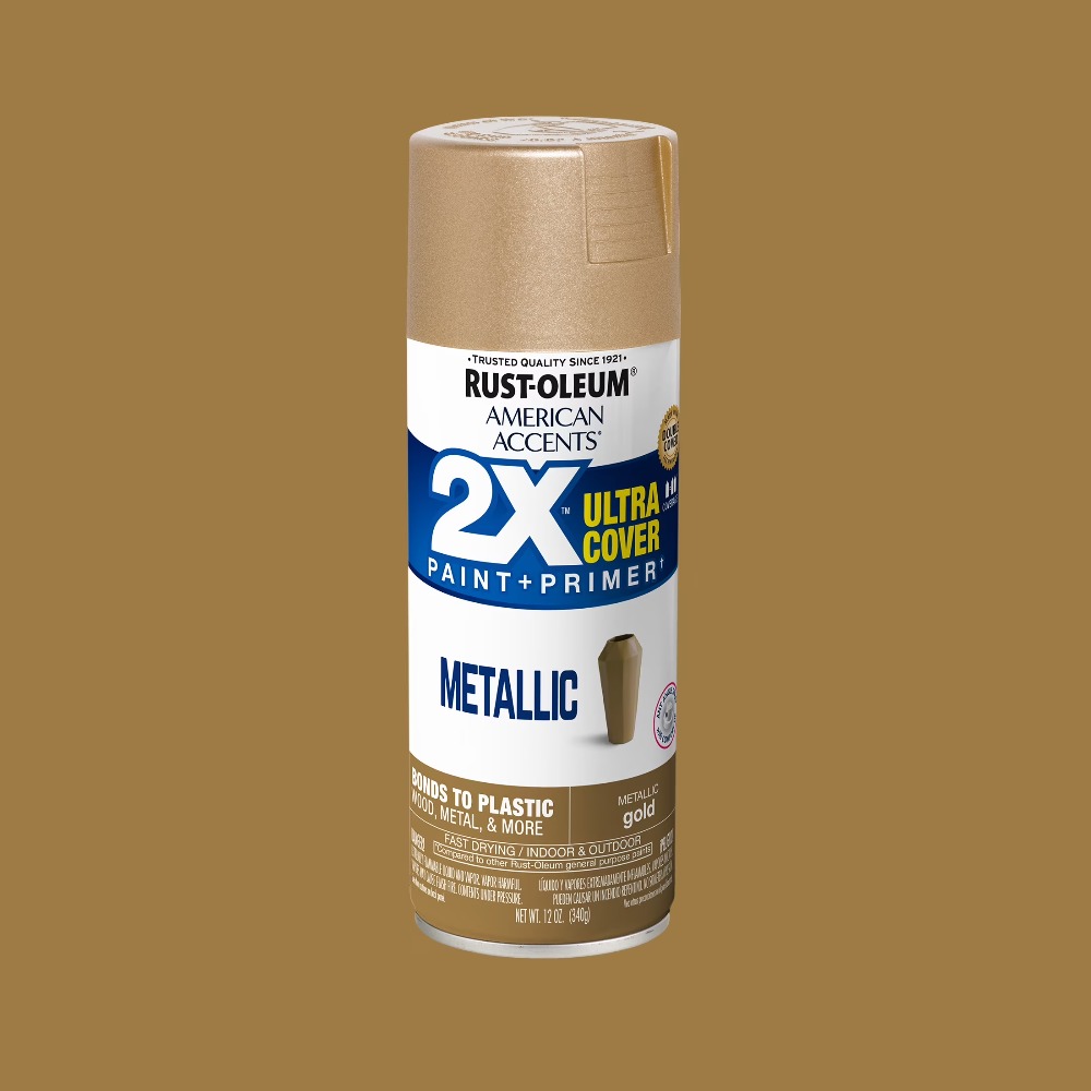Metallic Spray Paint - Cat Semprot Metalik Gold American Accents