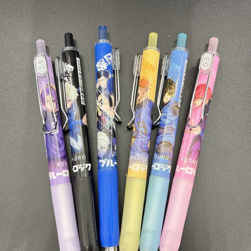 Cosplay Prop Blueprints - 6 Buah Pena Gel 0.5Mm Seri