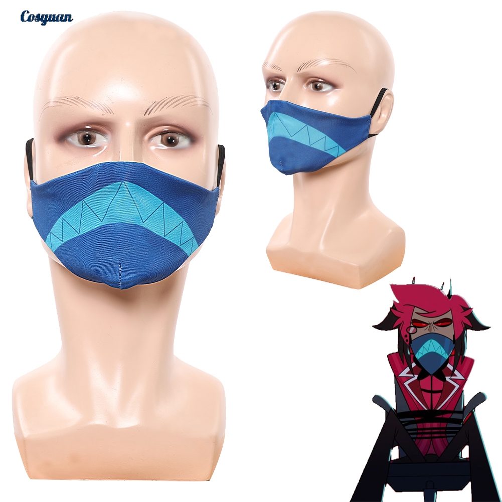Cosplay Prop Blueprints - Aksesori Masker Cetak Biru Alastor Cosplay