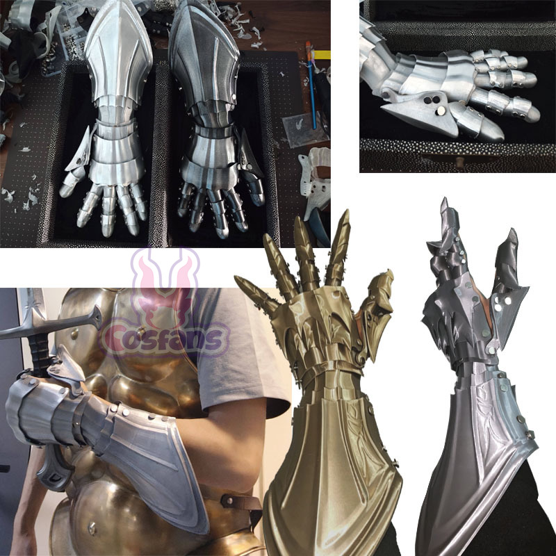 Cosplay Prop 3D Print - Sarung Tangan Mekanik Ksatria Buatan Tangan