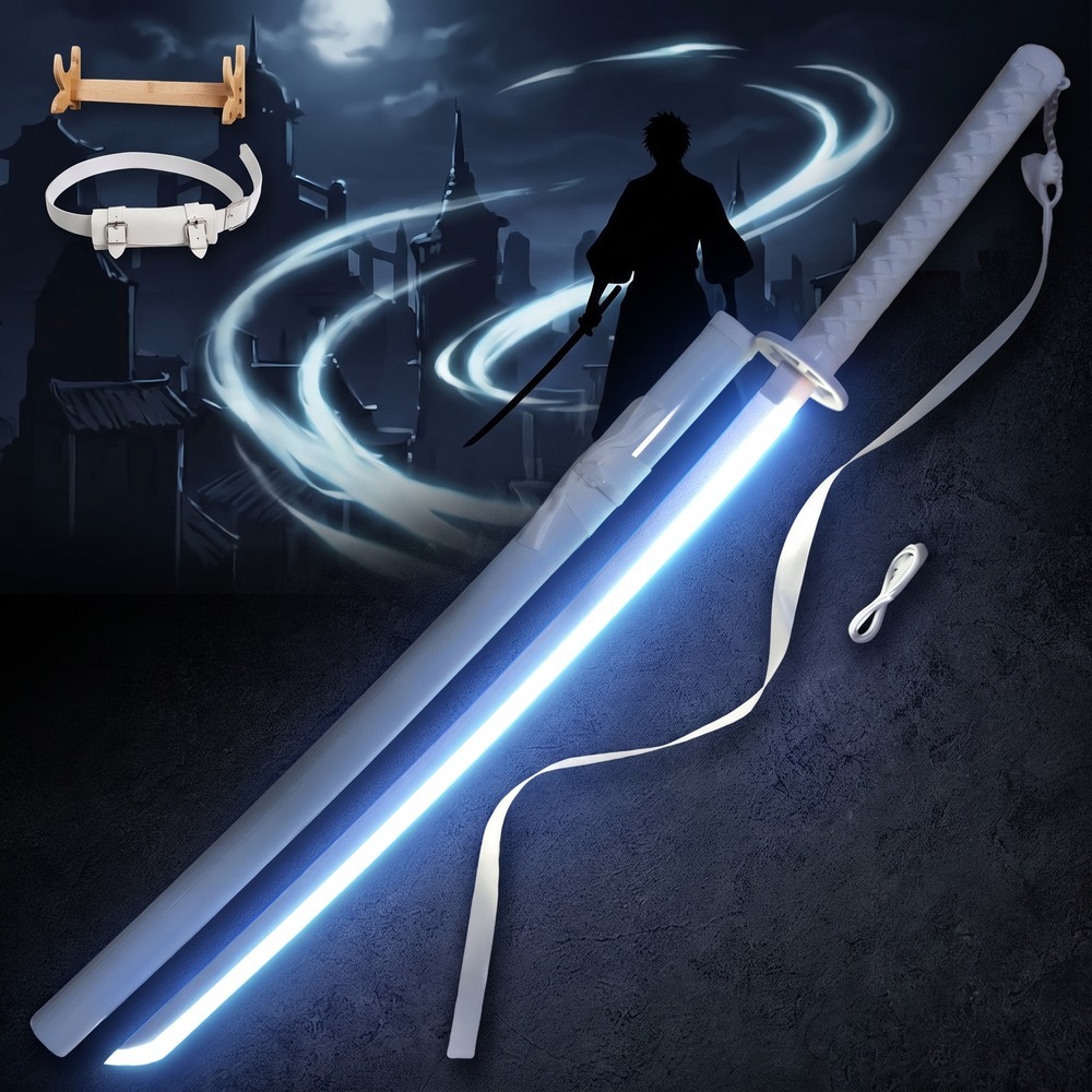 Cosplay Prop Display - Set Rak Pedang Katana LED 40
