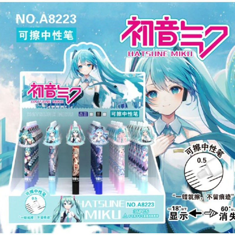 Easy Cosplay Prop - 2/4/6PCS untuk alat tulis siswa Hatsune