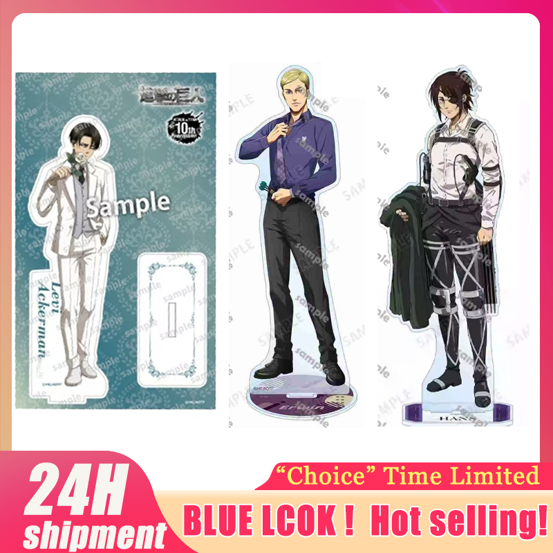 Anime Cosplay Prop - Figur Akrilik Levi dari Attack on