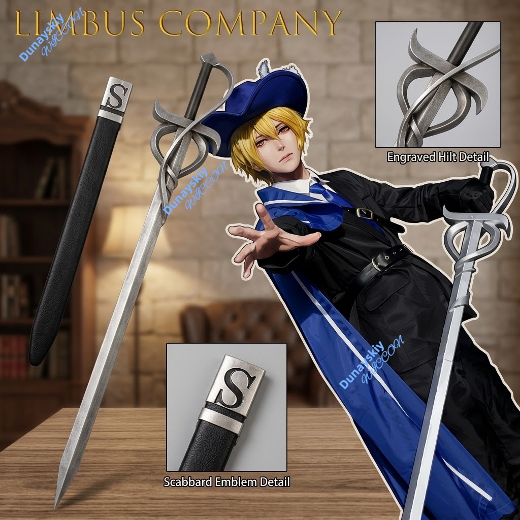 Detachable Cosplay Prop - Limbus Company Five Association Sinclair Cosplay