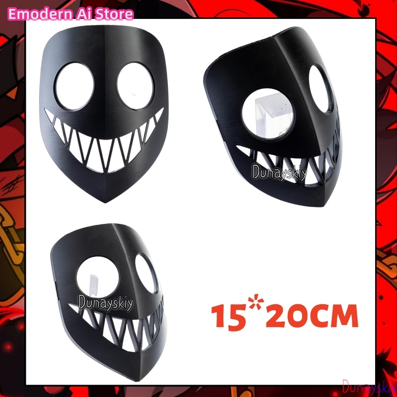 Cosplay Prop 3D Print - Topeng Cetak 3D Horor Helluva Boss