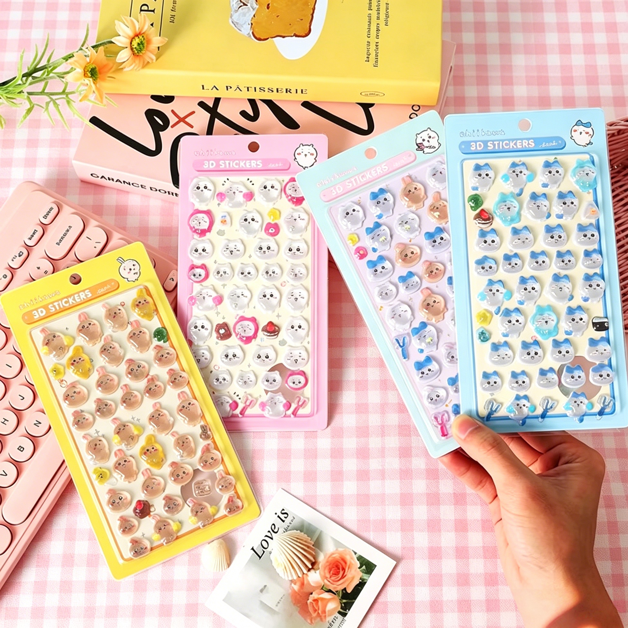 Cosplay Prop Diy - Chiikawa 3D Stiker Relief Lucu DIY
