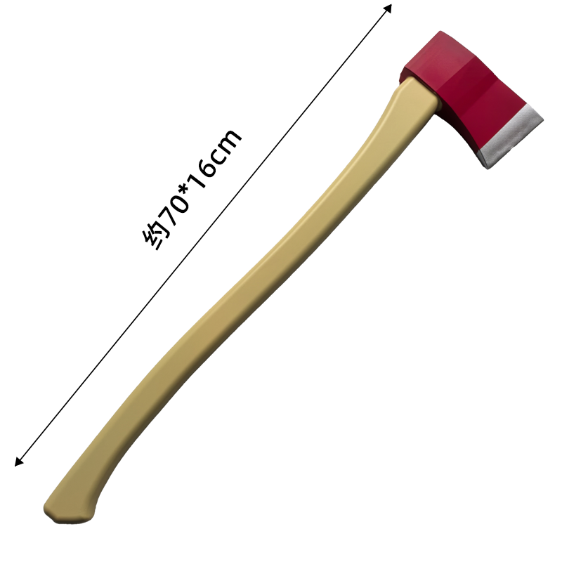 Cosplay Prop Axe - Alat Cosplay 1:1 Kapak Api Tomahawk