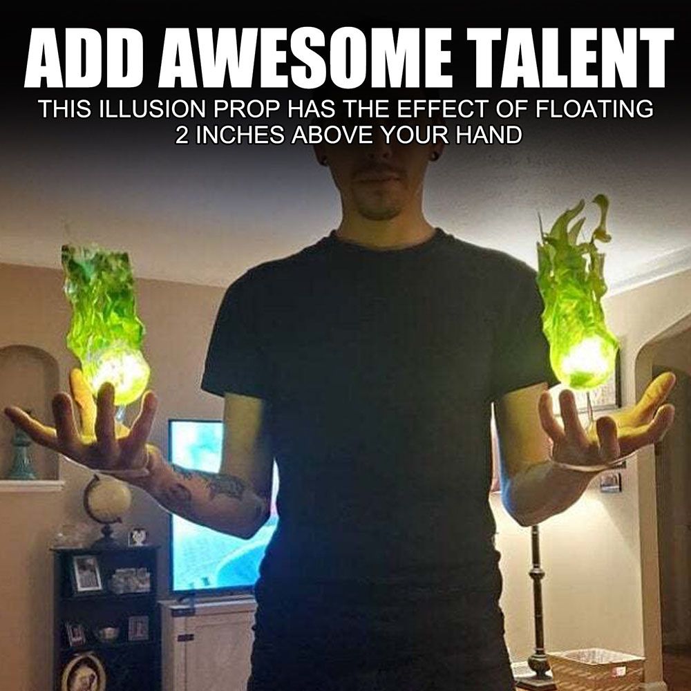 Cosplay Fireball Prop - Alat Peraga Cosplay Bola Api Mengambang