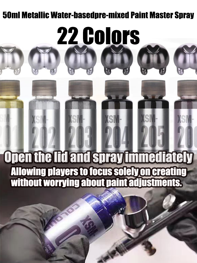 Metallic Spray Paint - XSM 50Ml Cat Semprot Master Berbasis