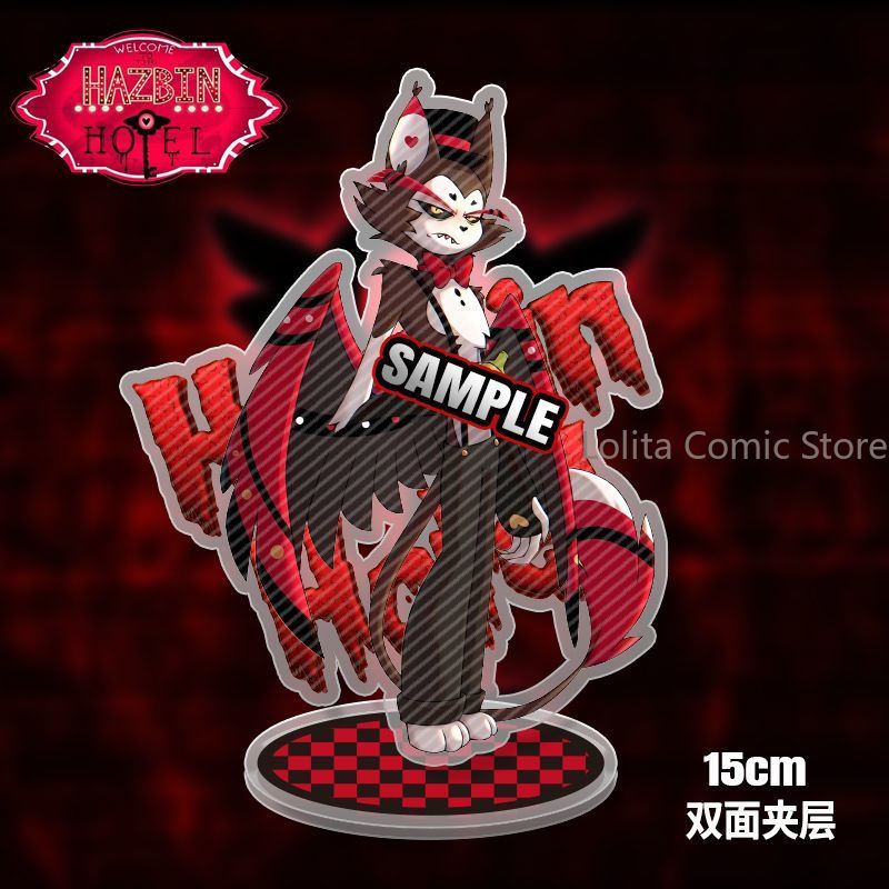 Anime Hazbin Hotel Husk Pentio - Cosplay Prop Display ulasan dan harga
