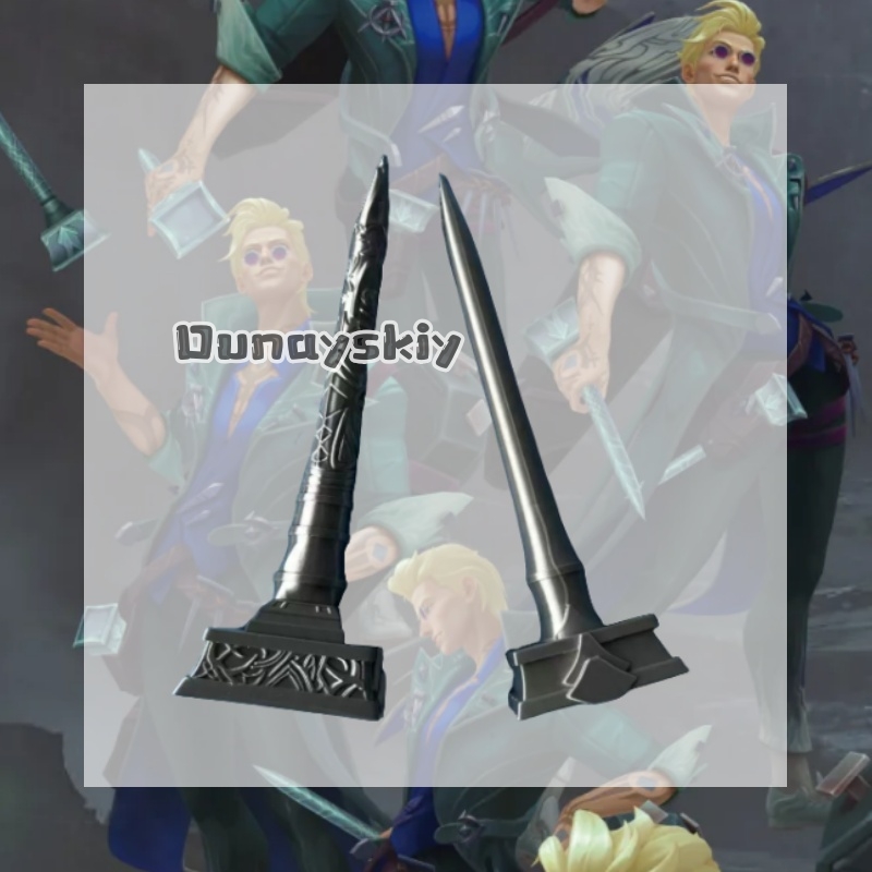 KS*27Locke The Ashen Exorcist  - Cosplay Prop 3D Print ulasan dan harga
