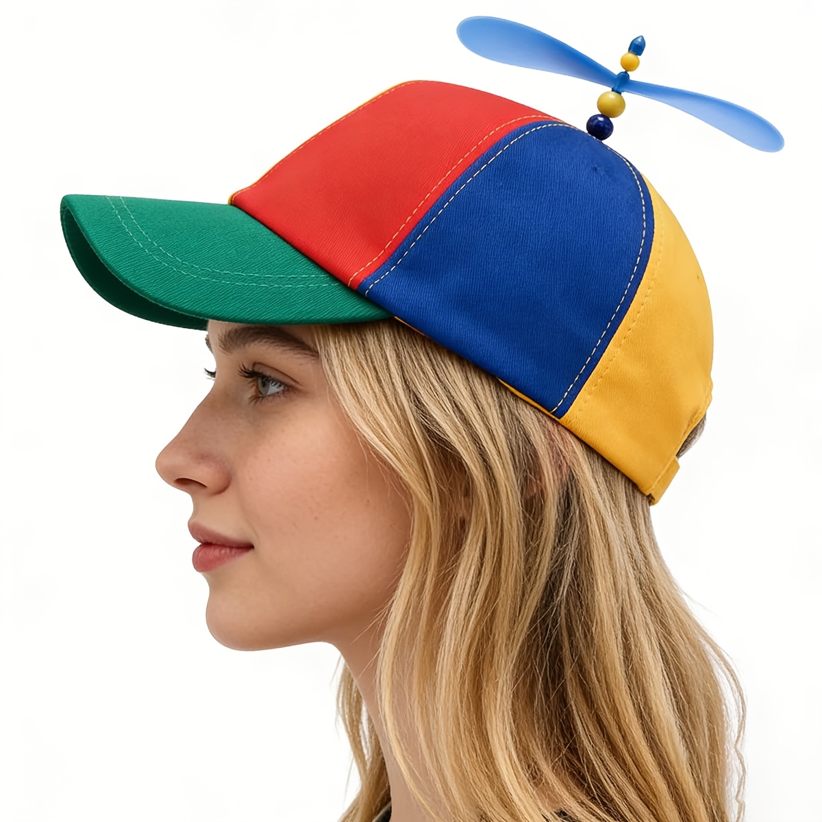Topi Baling-Baling Multiwarna  - Cosplay Fireball Prop ulasan dan harga