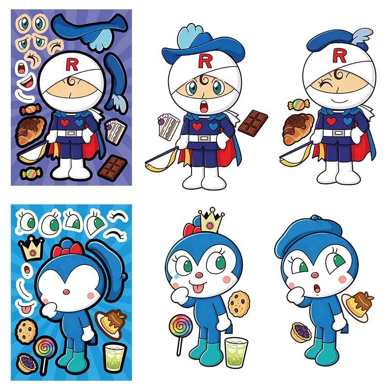 Stiker kolase Anpanman, stiker - Cosplay Prop Diy ulasan dan harga
