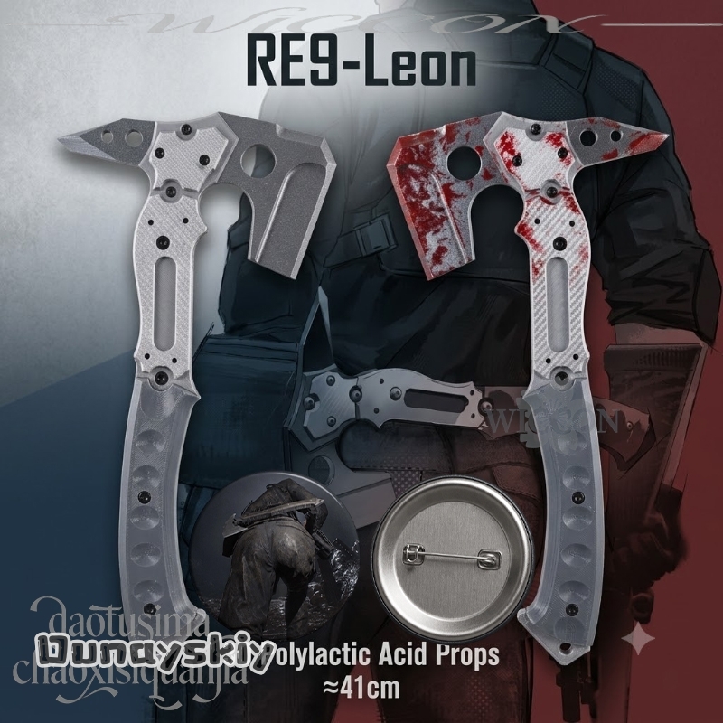 Leonn Kapak Taktis Palsu Berku - Cosplay Prop Axe ulasan dan harga
