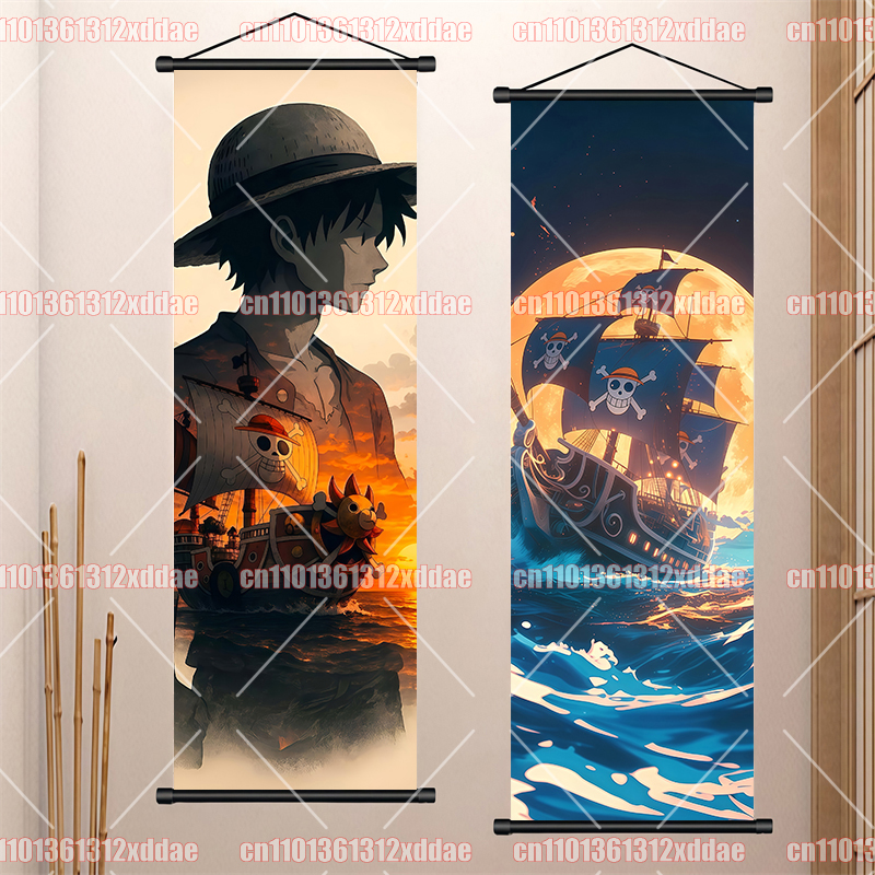 Lukisan Gulungan Anime One Pie - Anime Cosplay Prop ulasan dan harga