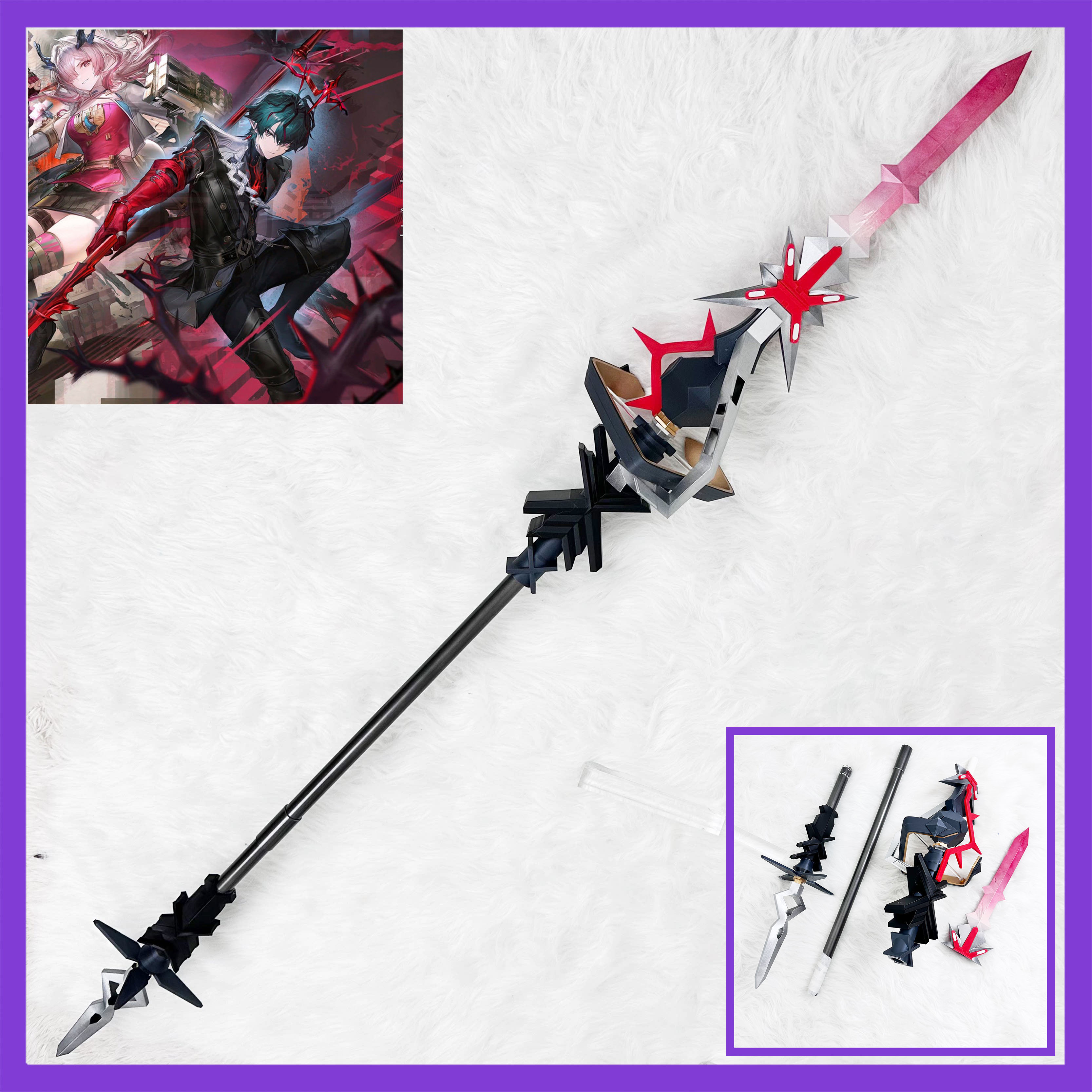 Properti Cosplay Game Arknight - Detachable Cosplay Prop ulasan dan harga