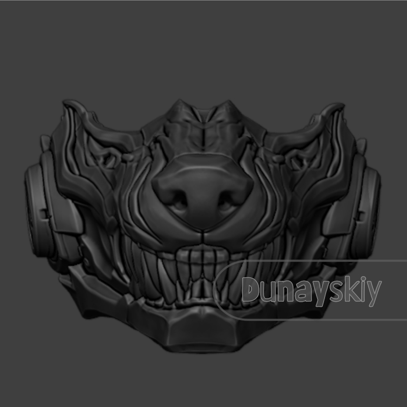 Topeng Serigala Valko Love and - Cosplay Prop 3D Print ulasan dan harga