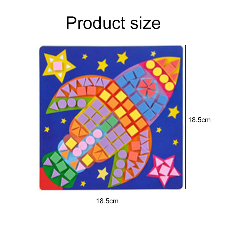 Lembaran Mosaik Busa 3D – Stik - Eva Foam Sheet ulasan dan harga