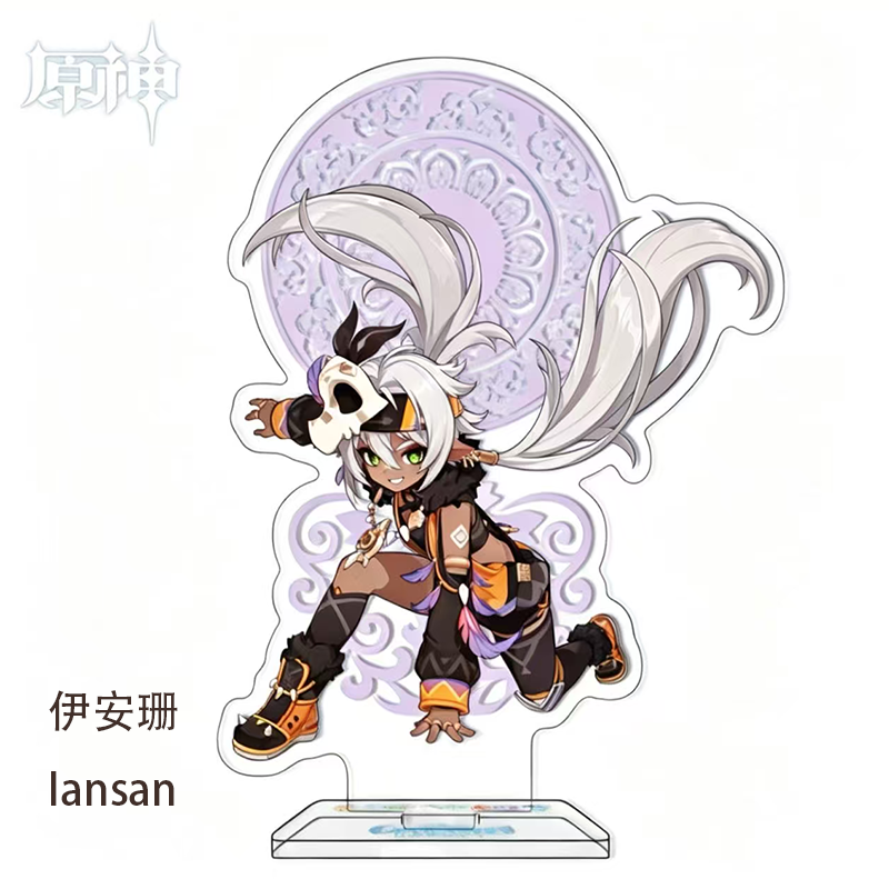 Genshin Impact Acrylic Stand F - Anime Cosplay Prop ulasan dan harga