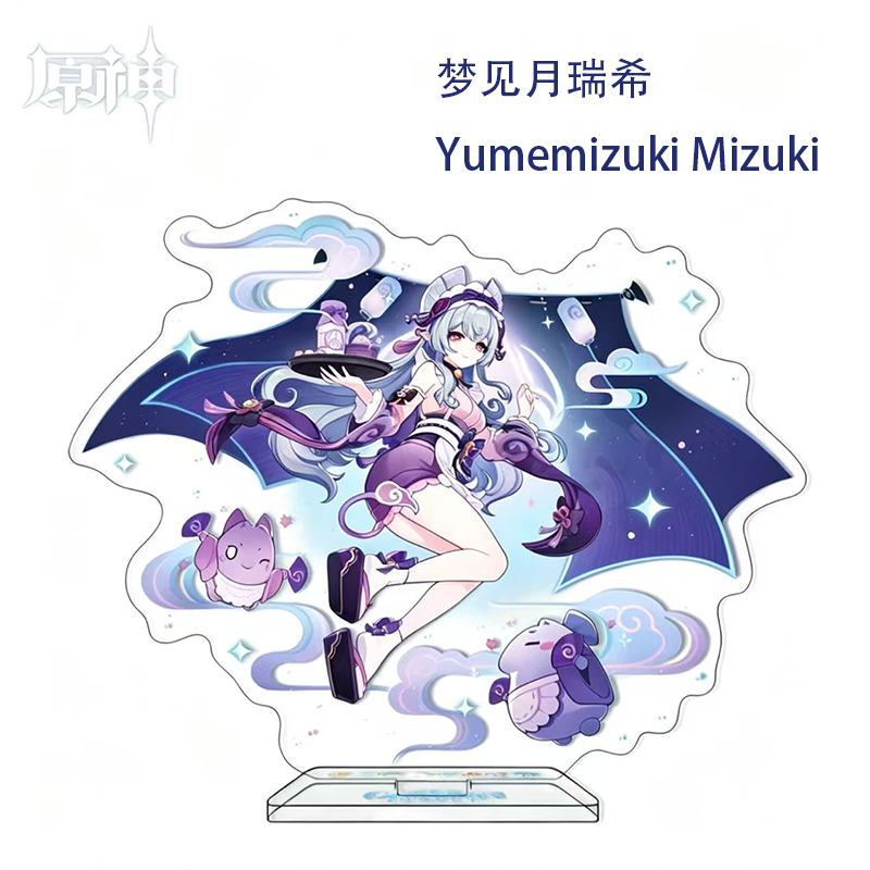 Genshin Impact Acrylic Stand F - Anime Cosplay Prop ulasan dan harga