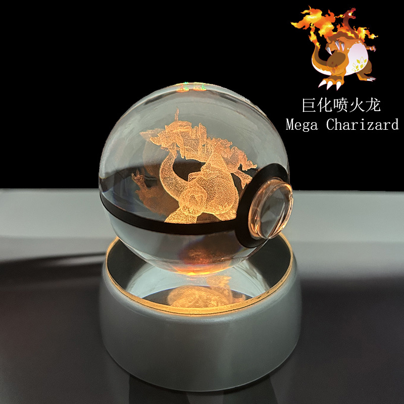 Bola Kristal Pokemon Kristal 3 - Cosplay Fireball Prop ulasan dan harga