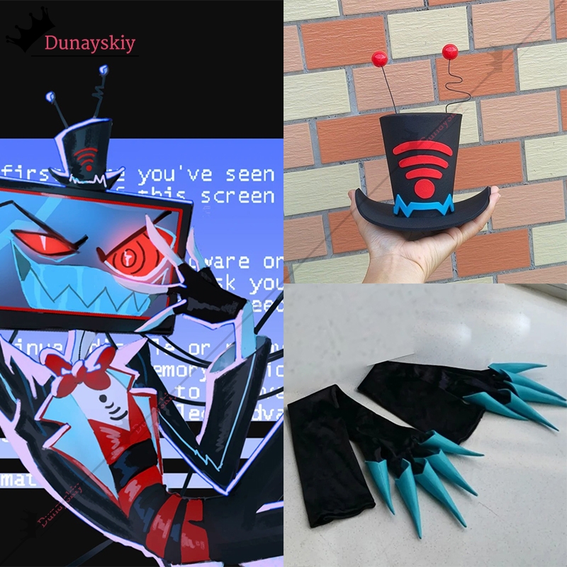 Kostum Cosplay Hotel Vox 2025, - Cosplay Prop 3D Print ulasan dan harga