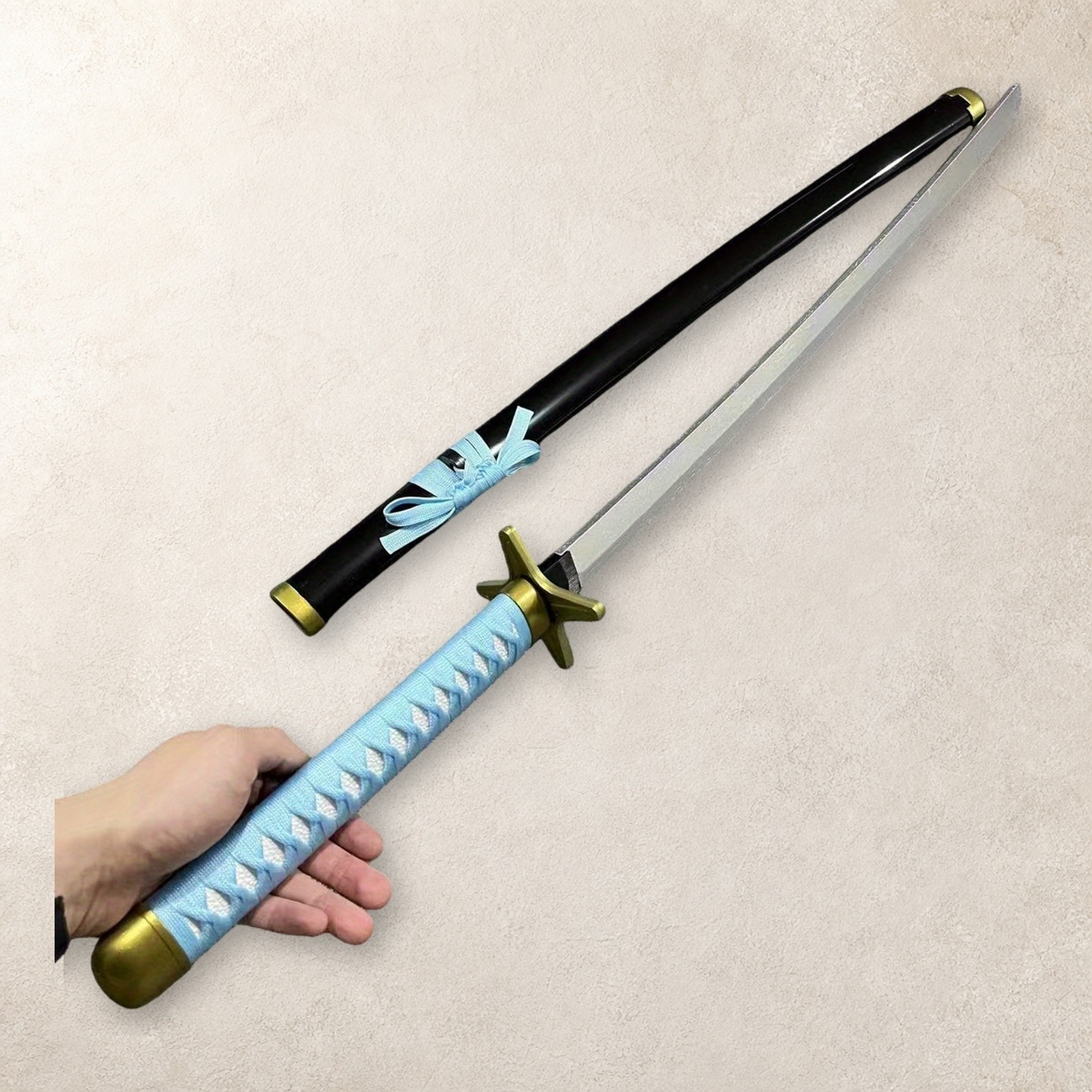 Pedang Katana Hyorinmaru 40 In - Cosplay Prop Display ulasan dan harga