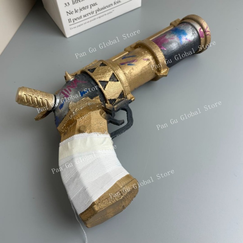 28Cm/11,02in Jinx Pistol Dises - Cosplay Prop Display ulasan dan harga