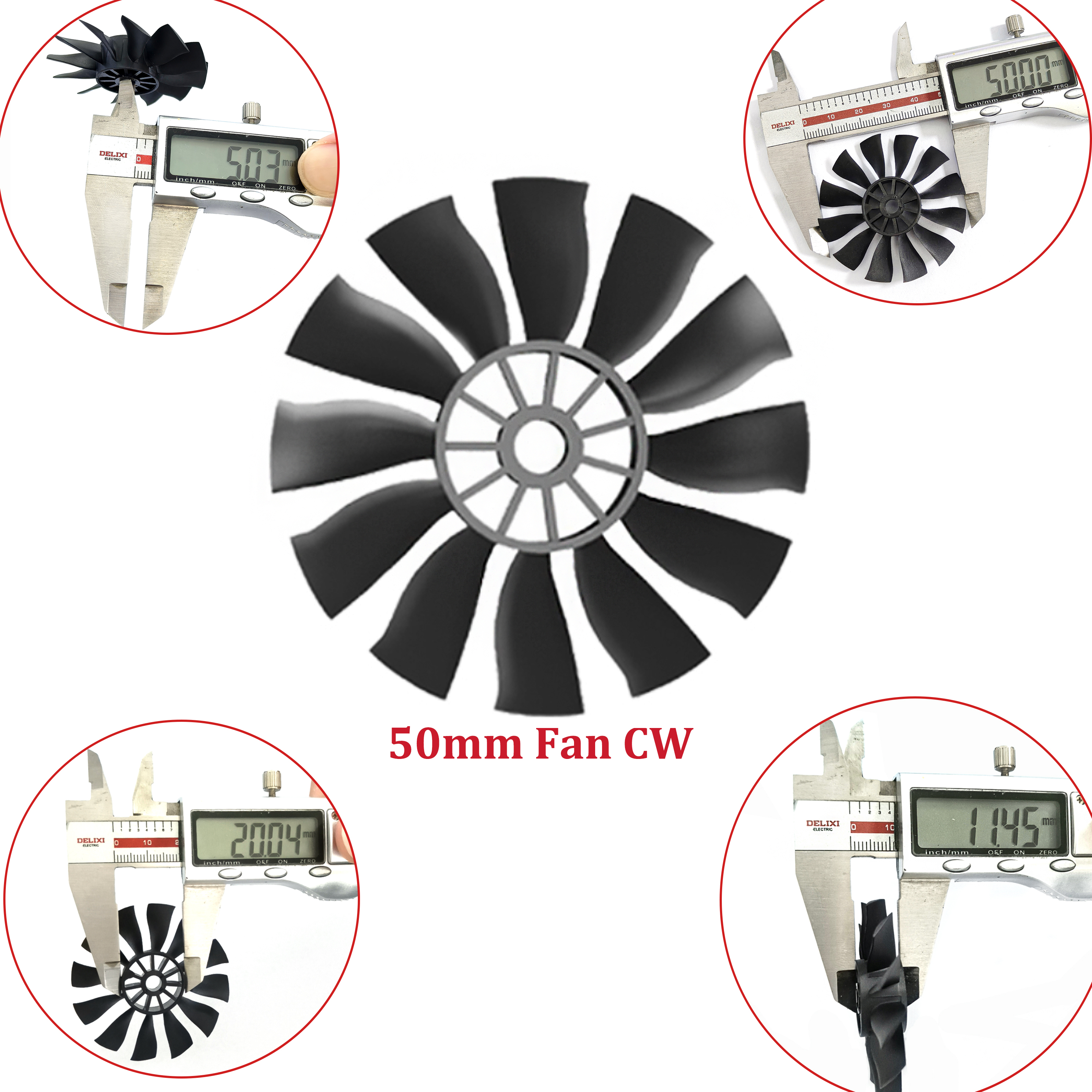 QX-MOTOR 12Blades CW CCW 70mm  - Ekko Cosplay Prop ulasan dan harga