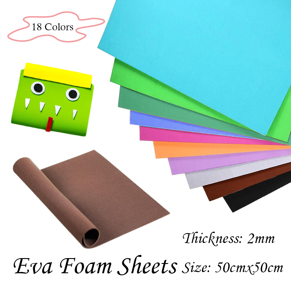 18 Warna Lembaran Busa EVA Teb - Eva Foam Sheet ulasan dan harga