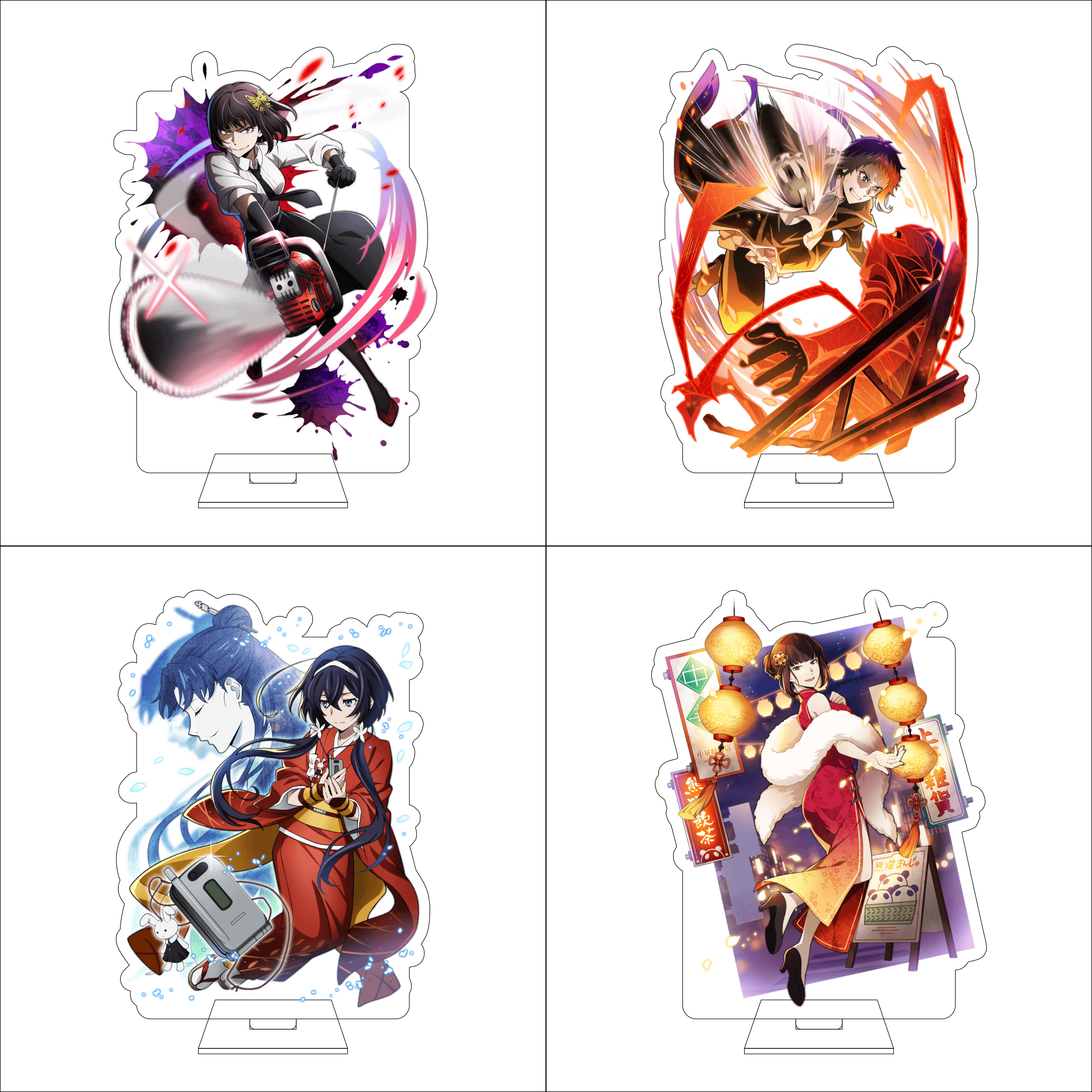 16CM Anime Bungo Stray Dogs Co - Anime Cosplay Prop ulasan dan harga