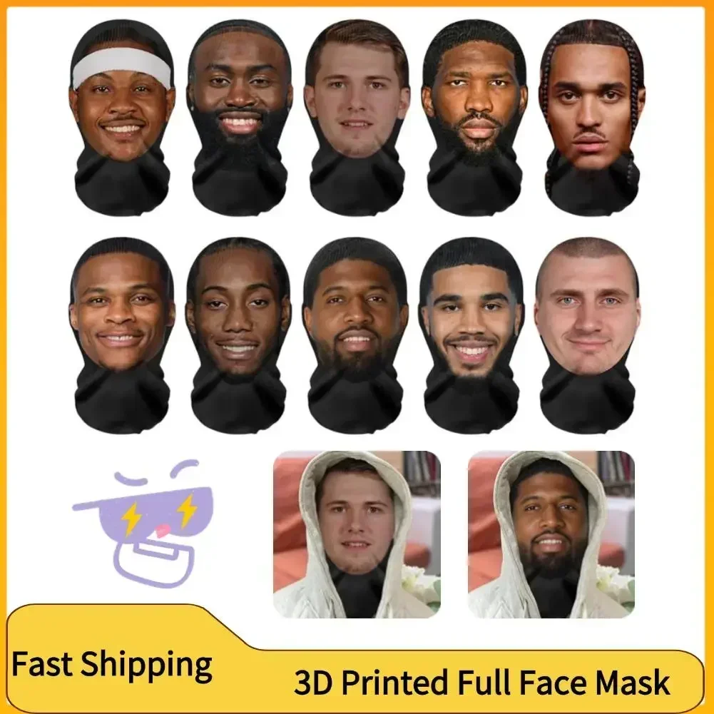 Masker Wajah penuh motif 3D pr - Cosplay Prop 3D Print ulasan dan harga