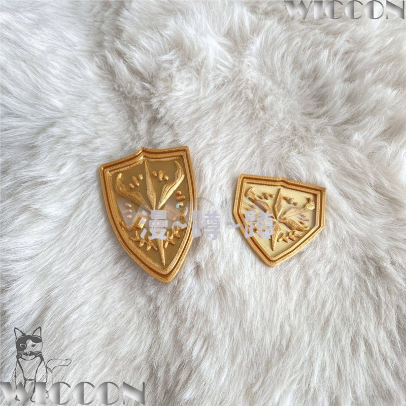 Lambang sekolah emas tsukinomo - Cosplay Prop 3D Print ulasan dan harga