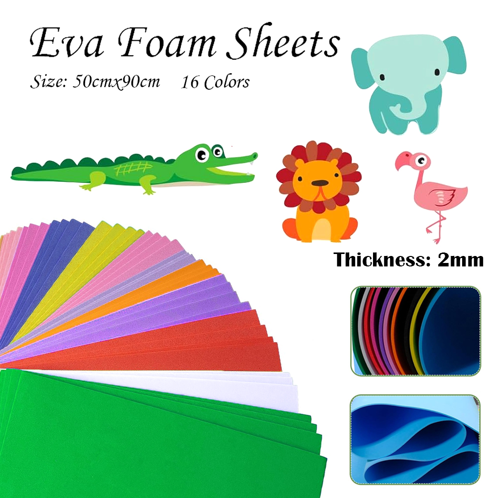 16 Warna Lembaran Busa EVA Ber - Eva Foam Sheet ulasan dan harga