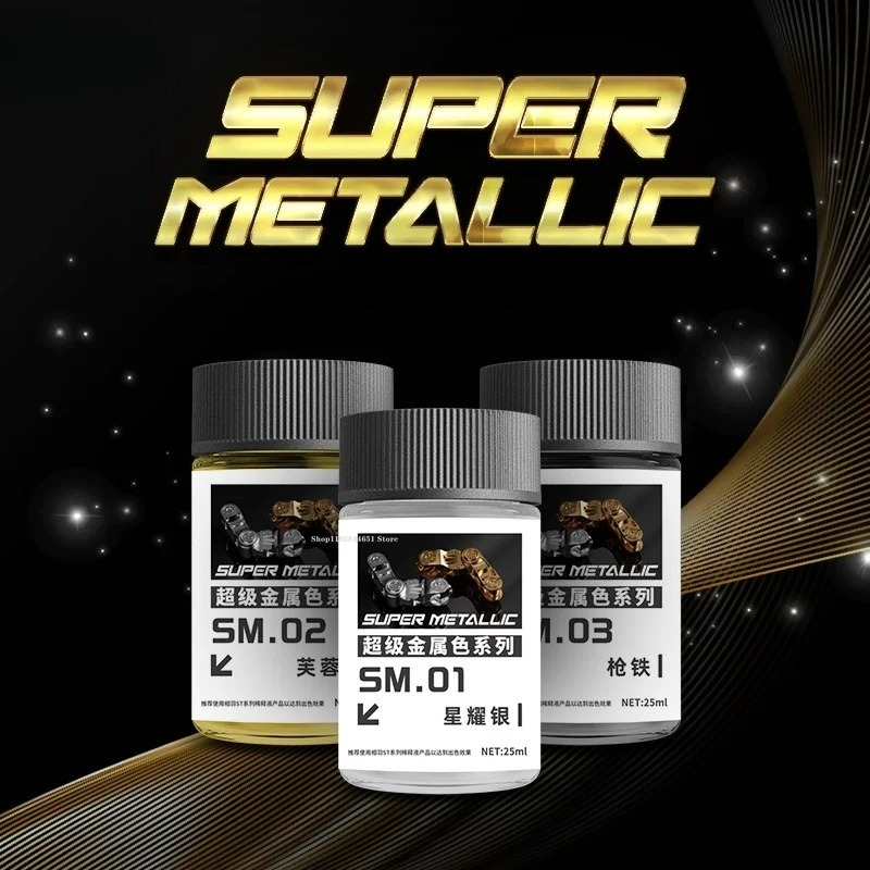 SM01-SM18 Seri Warna Super Met - Metallic Spray Paint ulasan dan harga