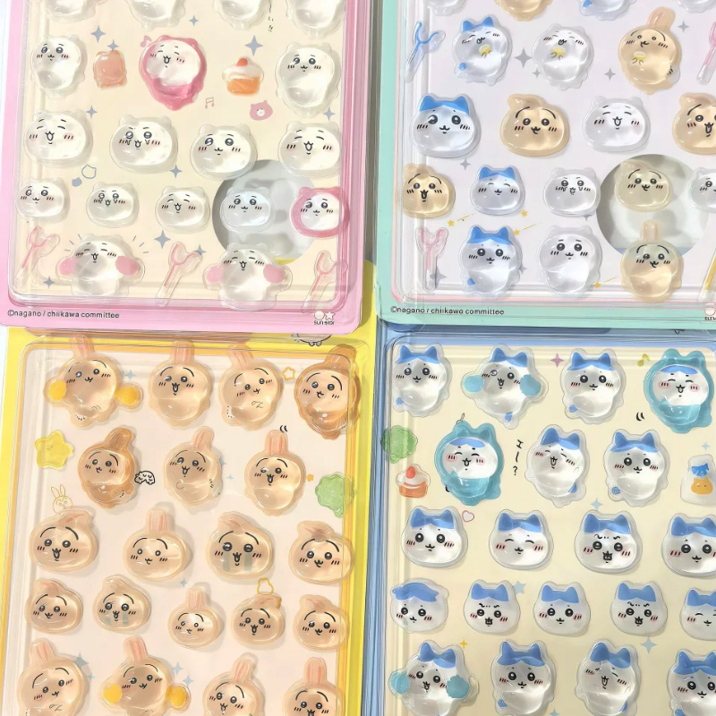 Chiikawa 3D Stiker Relief Lucu - Cosplay Prop Diy ulasan dan harga