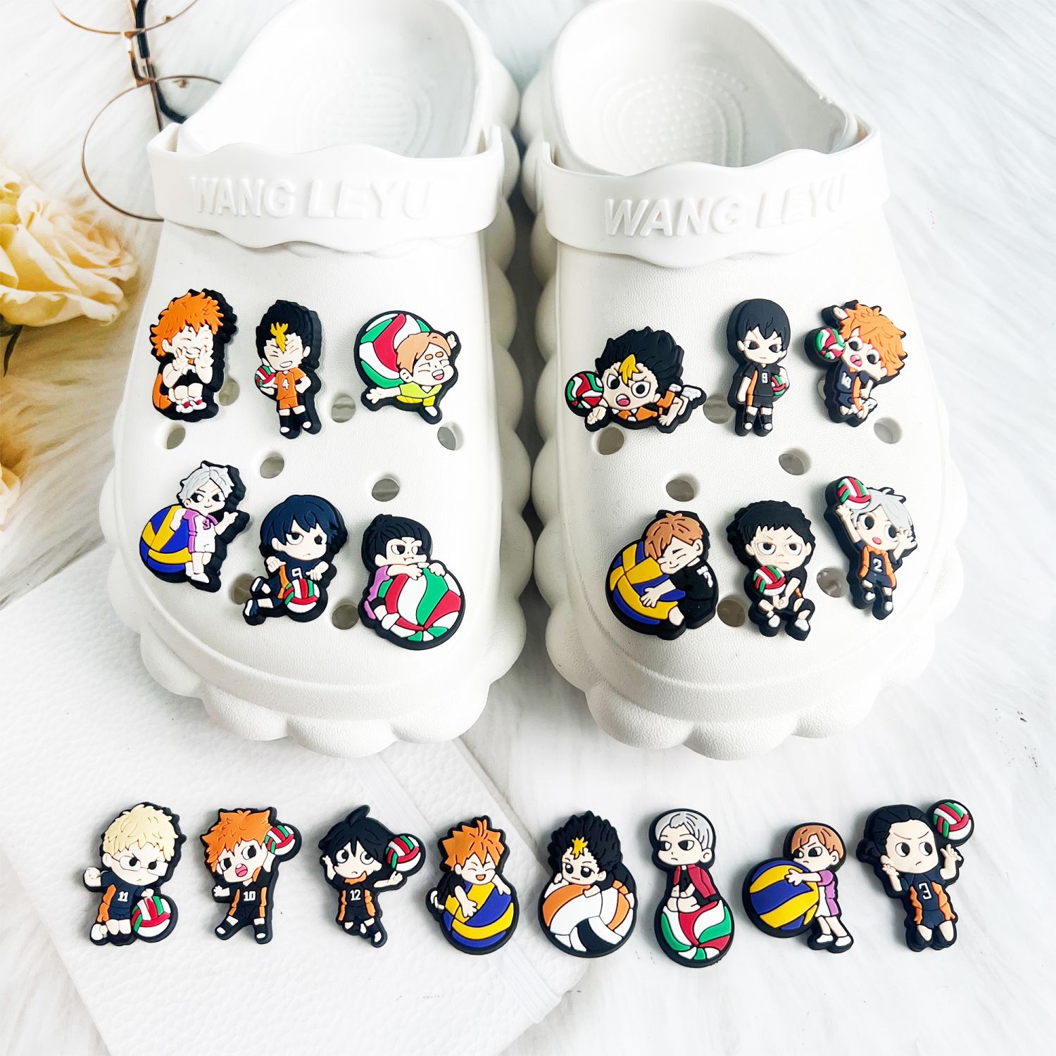 Haikyu!! aksesori sandal hias, - Detachable Cosplay Prop ulasan dan harga